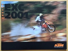 KTM ENDURO EXC 2001 Motorcycle Sales Brochure #3.210.092GB 400/520 EXC