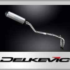 Suzuki DRZ400E 2000-2009 Delkevic Full Exhaust 343mm X-Oval Titanium Silencer 