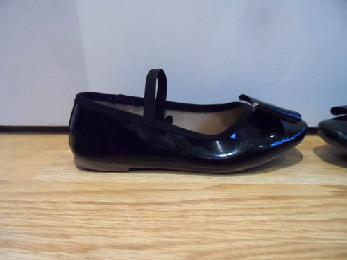 Primark girls black patent - girls,