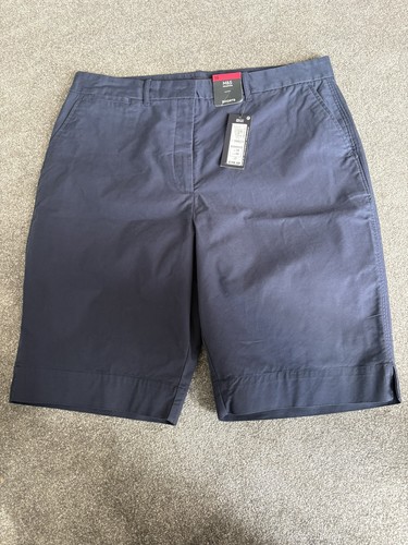 Bnwt ladies navy cotton - m, &s