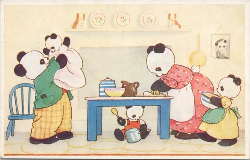 Litho animals panda bear - litho,