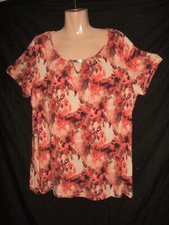 SIZE 18 SUPER SEXY STRETCHY PEACH MIX SUMMER TOP