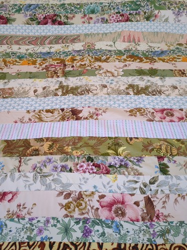Vintage double patchwork quilt - vintage,