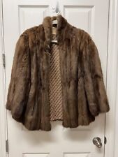 REAL Vintage Brown Ermine Fur