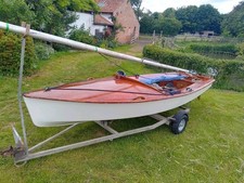 14ft Scorpion Sailing Dinghy With Refurbished Road Trailer