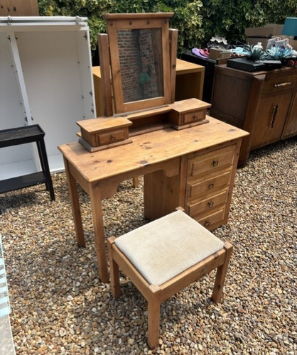 Solid pine four drawer - solid,