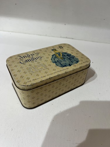 Old vintage tin andy candys - old,