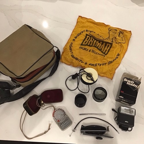Vintage camera equipment - vintage,