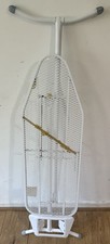 Unbranded White Ironing Board No Cover 116cm X 33cm & A Maximum Height Of 82cm