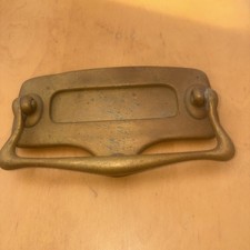 Vintage Brass Letterbox In