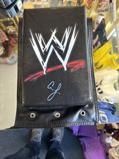 Signed Aj Lee WWE Turnbuckle Ring Pad With JSA COA Rare Diva 