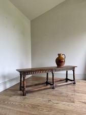 Vintage oak bench