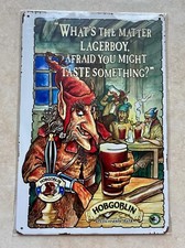 HOBGOBLIN LAGERBOY METAL SIGN