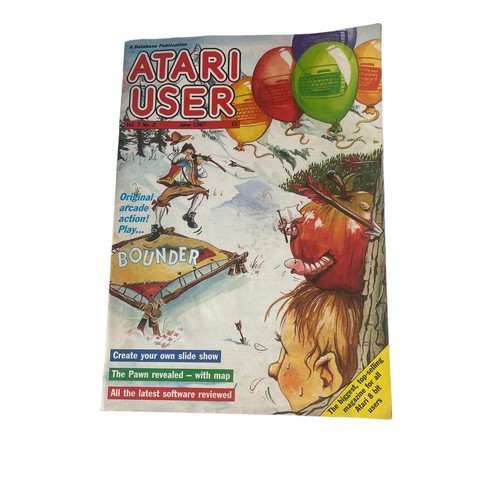 Atari user magazine volume - atari,