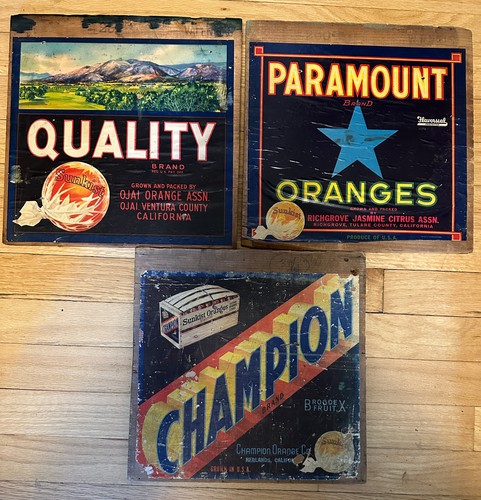 Lot fruit crate wooden - lot,