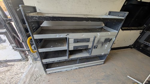 Van racking metal shelving - metal,