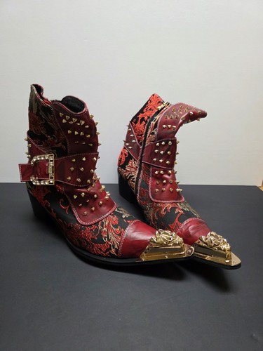 Men gothic brocade ankle - men's,