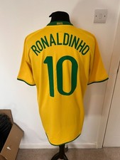 Brazil Ronaldinho 2008-10 Home