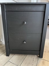 Black Bedside Cabinet 2
