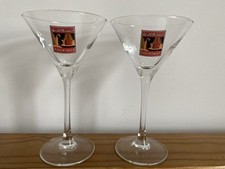 Pair Of 2 Stunning Grand Marnier Cocktail Glasses - Home Bar/Pub