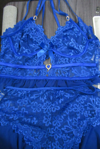Blue vest top - cami, strapy