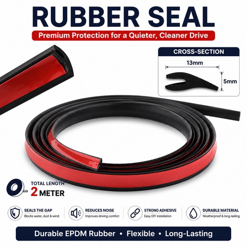 Rubber car front rear - 2m,