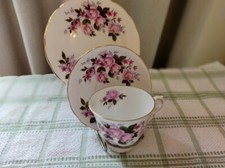 Beautiful trio from Queen Anne China, Ridgeway Potteries pattern no.8351