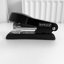 Rapesco Minno Half Strip Stapler in Black Office School Stationery Equipment