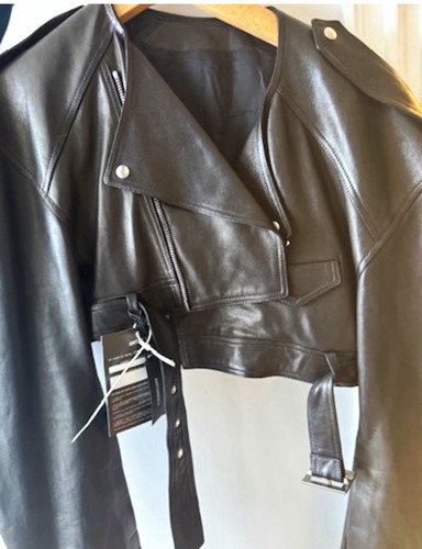 Rick owens black cropped - owens,