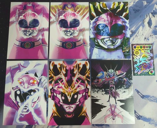 Pink ranger art prints - art,