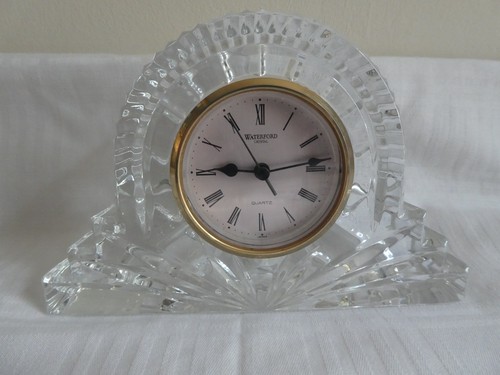 Waterford crystal mantle clock - waterford,