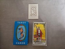 Vintage Rider Waite Tarot Card Deck,  RARE STILL SEALED 1975 AGM AGMÜLLER, BLUE