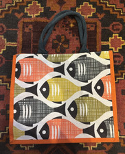Orla Kiely Fish Tote Bag Jute