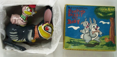 Mechanical jumping rabbit - mechanical, with