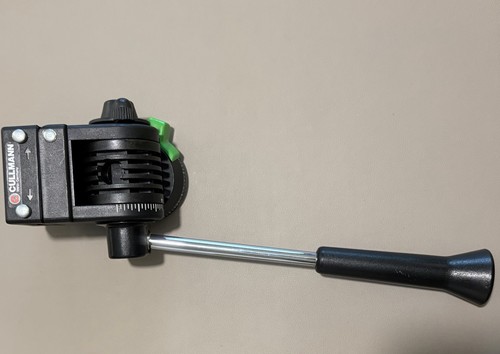 Camera tripod head pan - pan, tilt