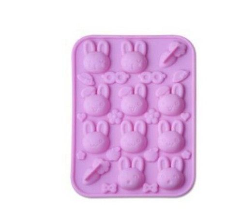 Cute bunny silicone chocolate - bunny,