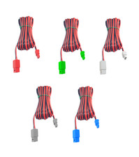 5x Extender 5m Speaker Cable Red BlackFor Sony Home Cinema Sound Bar Subwoofer