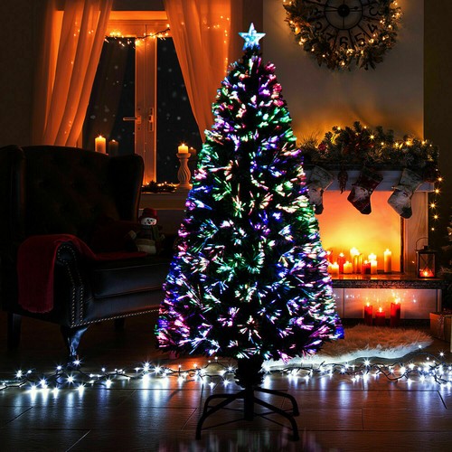 Pre lit fiber optic christmas - fiber,
