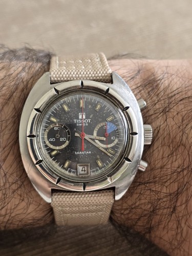 1970s tissot seastar hand wind - seastar,