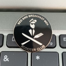 Bed and Breakfast men Scooter Club Badge LTD EDITION Lambretta Vespa