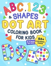 ABC, 123 & Shapes Dot Art