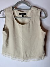 Nitya Cream Tank Vest Top UK