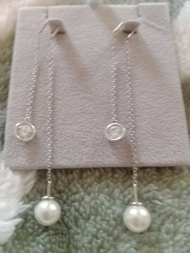 Sterling silver tread thru - silver,