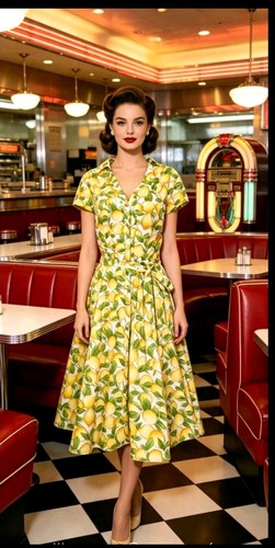 Vintage 1940s 1950s style - 1950s,