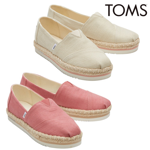 Ladies canvas platform shoes - canvas,
