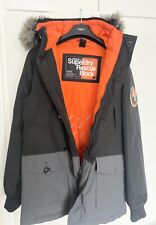 Mens Superdry Rescue Block Coat Size Medium
