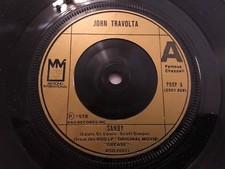 John Travolta - Sandy  7" Vinyl Single Record
