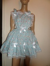 ADULT BABY SISSY BLUE LLAMA