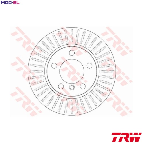 Brake disc df6255 - 2x,