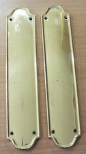 RECLIAMED PAIR BRASS DOOR